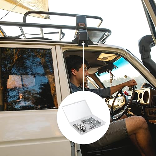 Miniatura 6 de Kit de 16 tornillos para Rhino-Rack Pioneer Rotopax, tornillos de máquina de acero inoxidable M6 304 para Rhino Rack Pioneer Rotopax Tornillos de