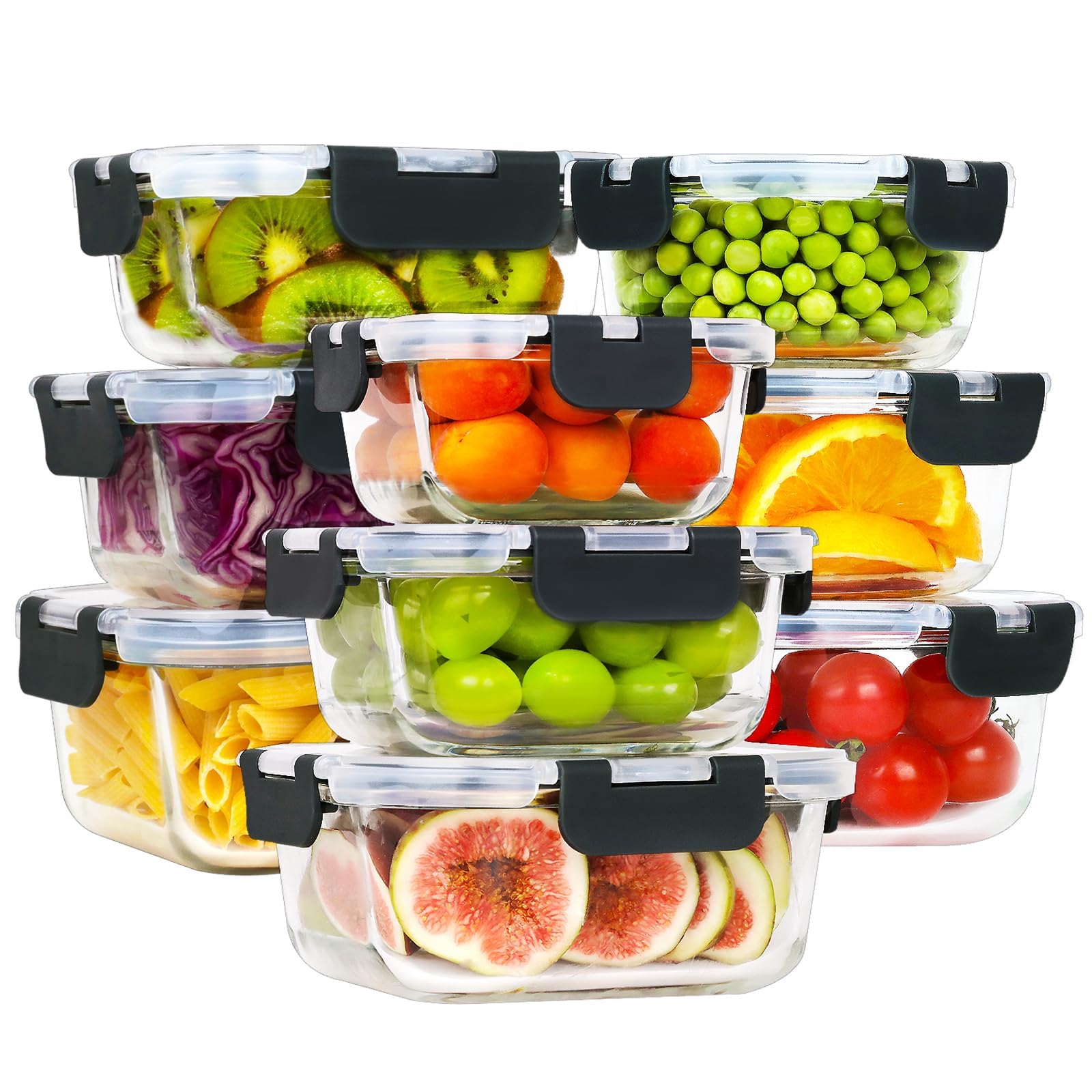 HOMBERKING 18 Piece Glass Food Storage Containers: Lid Durability Concerns — Are They Worth the Investment?