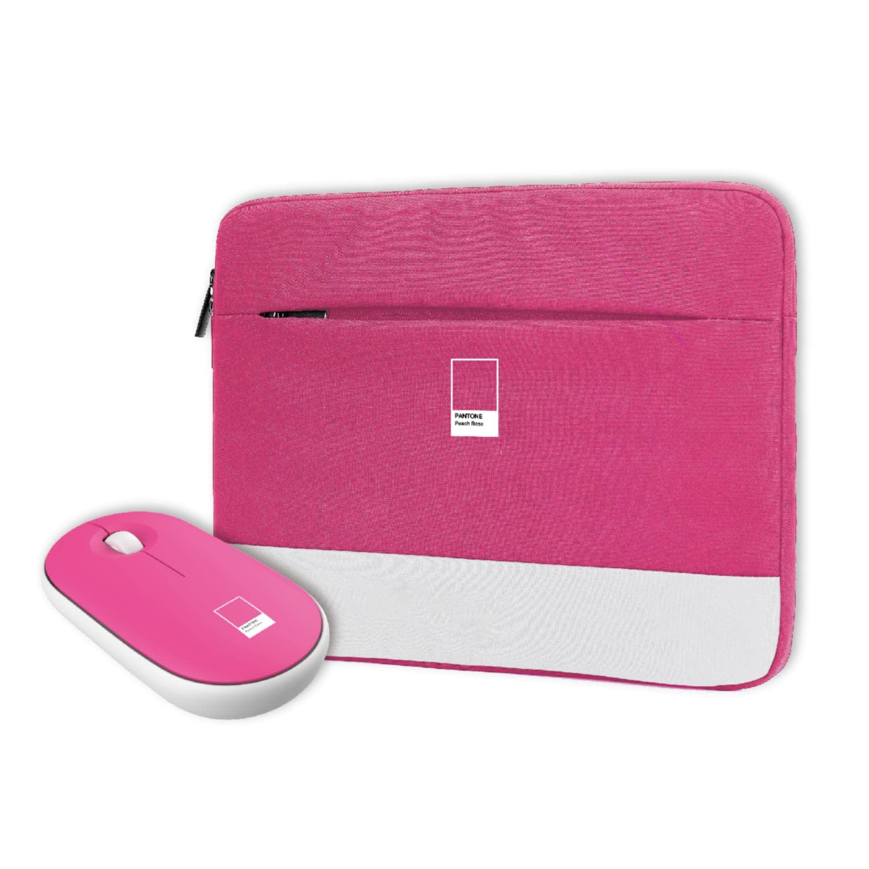 Celly Kit Sleeve 15,6 y Raton Wireless Rosa funda y accesorio 5