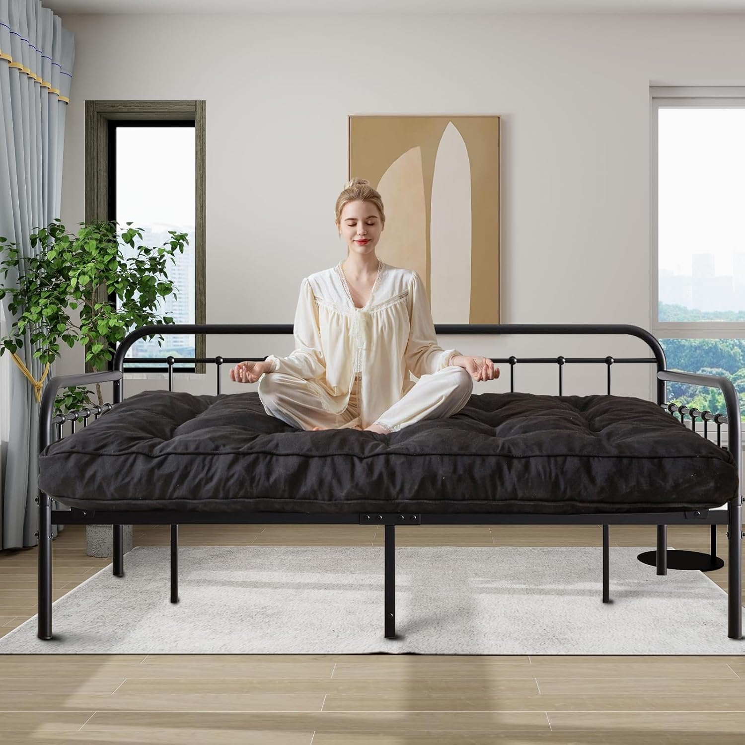 YOSHOOT 6 Inches Daybed Futon Mattress Twin Size, Thick