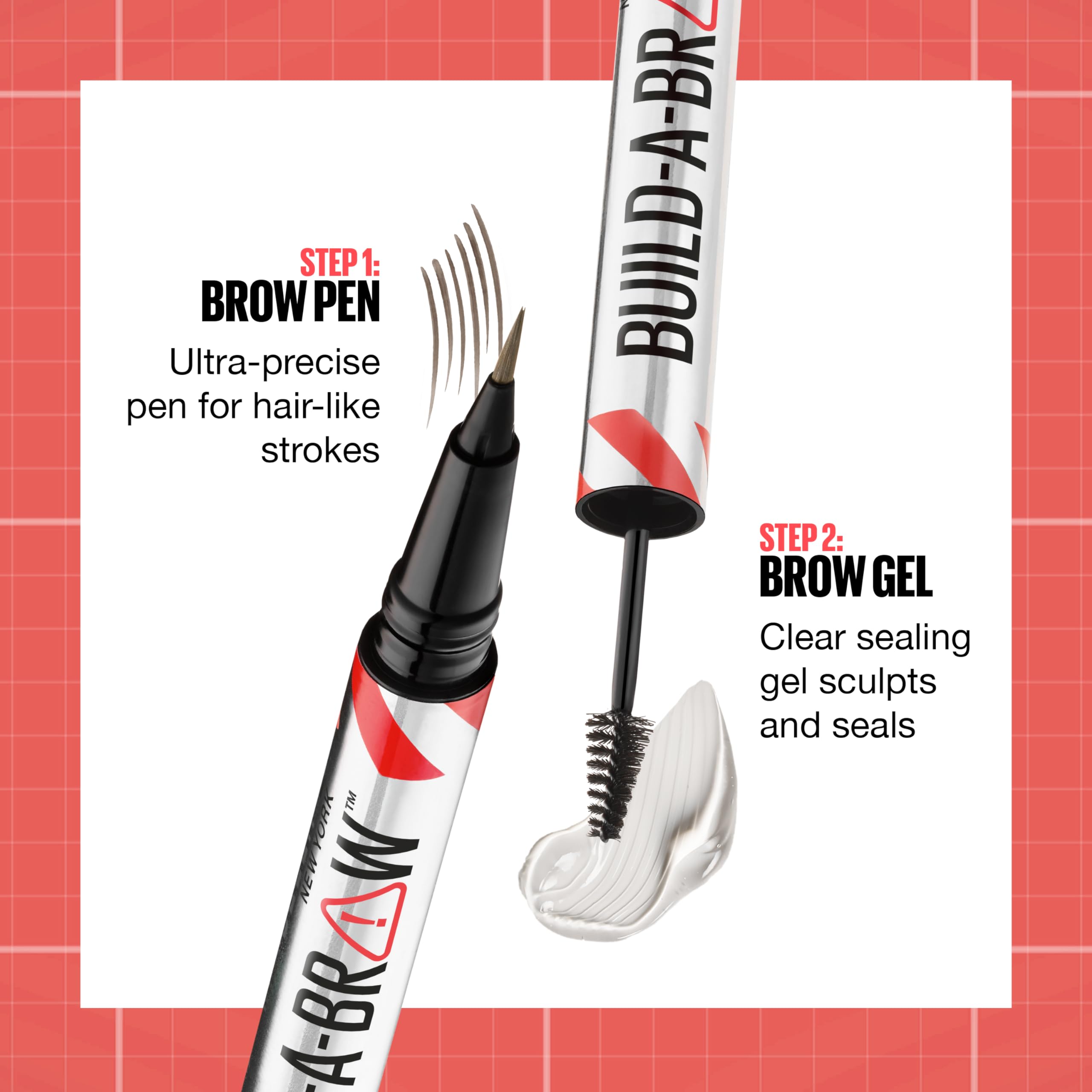 MAYBELLINE Build a Brow 2in1 Kaş Kalemi ve Jeli Deep Brown