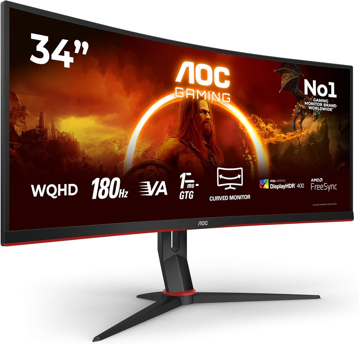 Gaming CU34G2XP/BK skaerm - WLED -