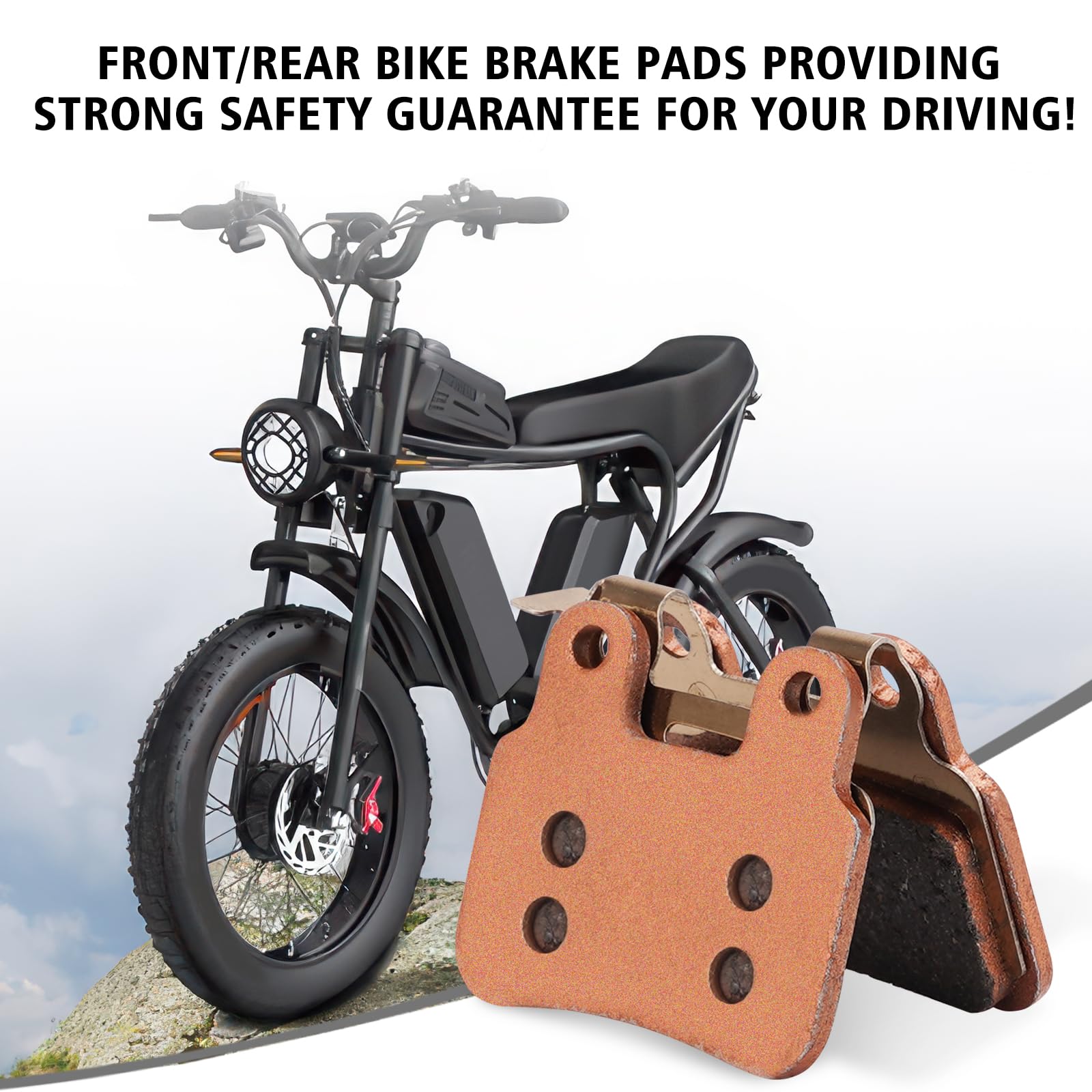 Electric Bike Brake Pads, For Q20PRO, H26PRO, EKX X20, X21 And - Foto 10