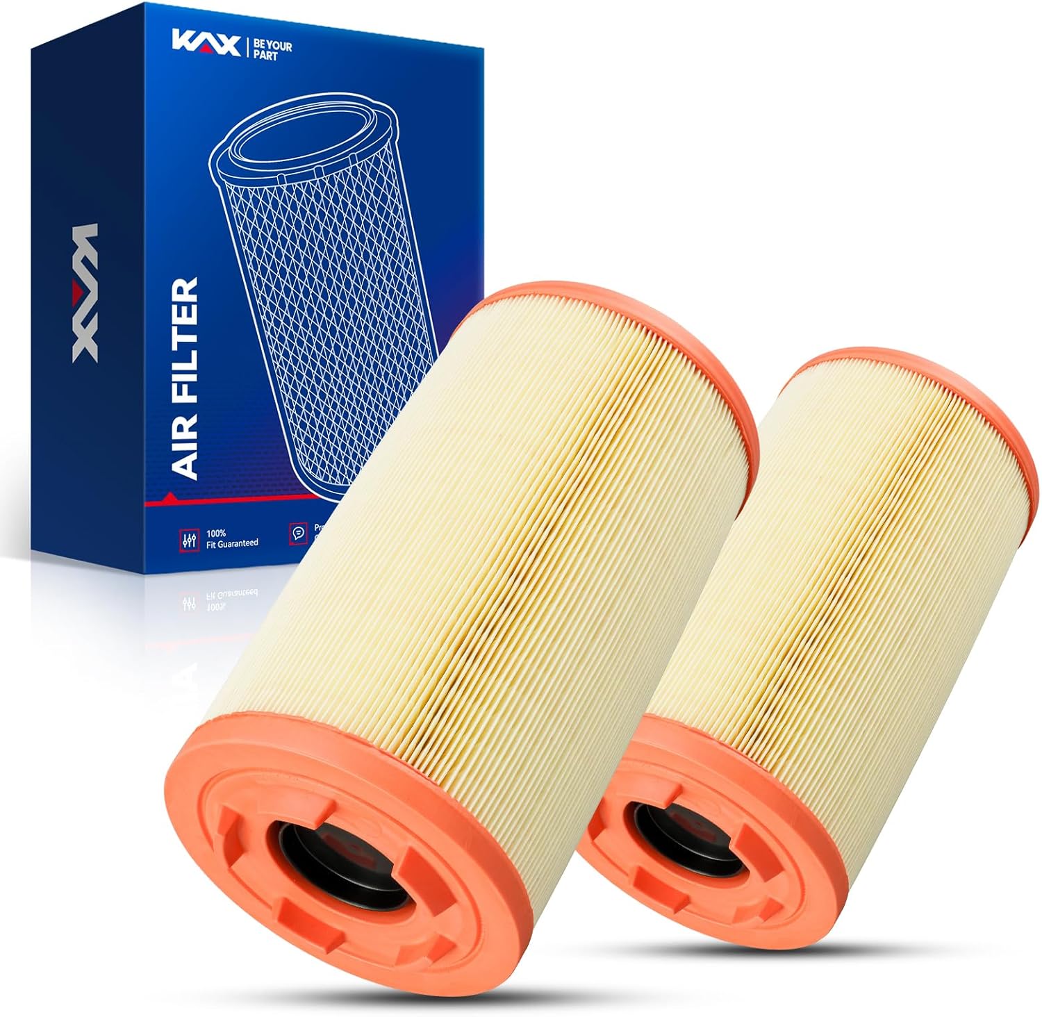 KAX Engine Air Filter, CA11950 Replacement for Ram ProMaster 2500 2014-2022, Ram ProMaster 1500 2014-2022, Ram ProMaster 3500 2014-2022, 2 PACK