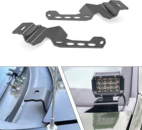 WSays Soporte de montaje en cápsula de luz LED de perfil bajo compatible con Jeep Grand Cherokee (WK) 2005-2010