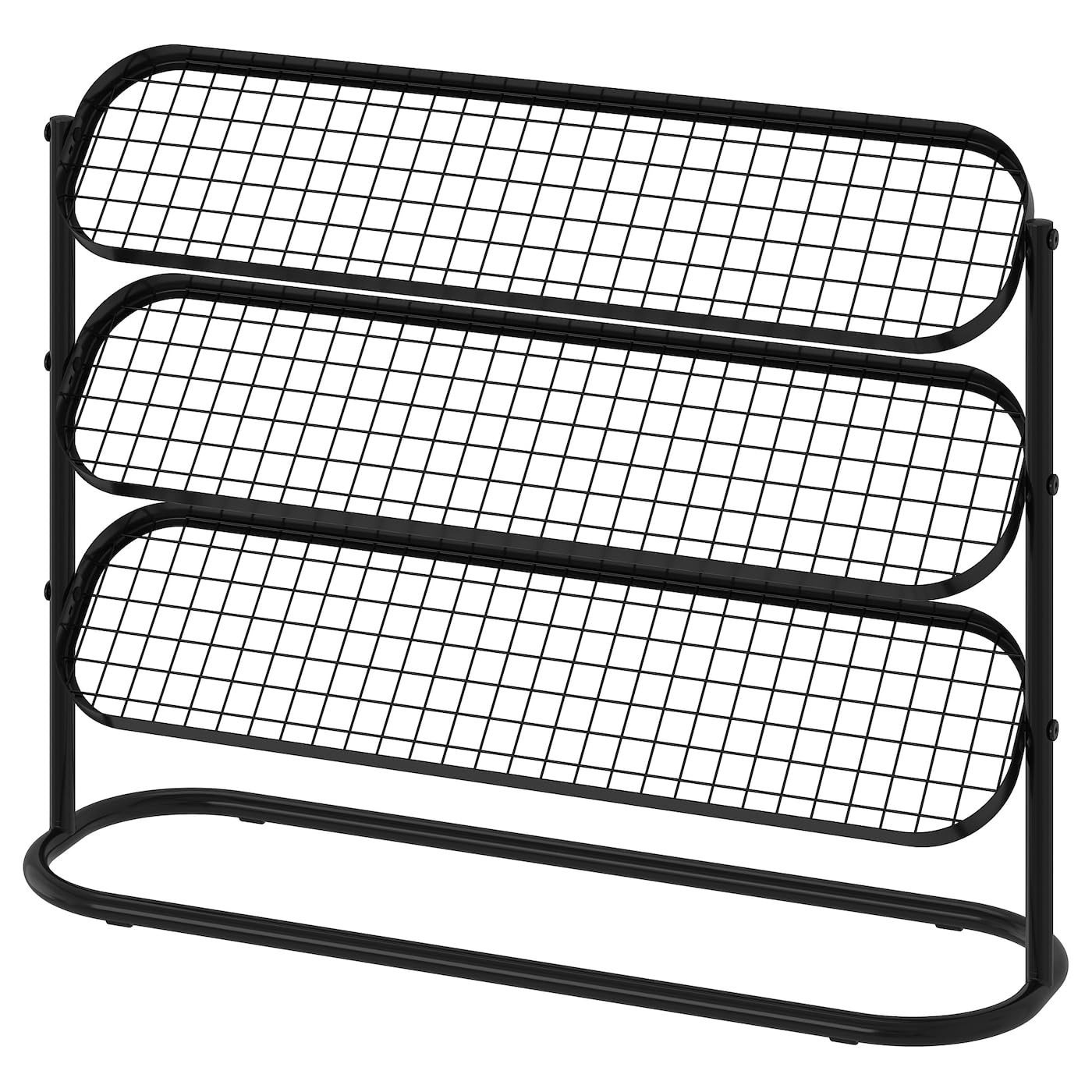 IKEA ÄLGANÄS Shoe rack, black, 76x24x59 cm (29 7/8x9 1/2x23 1/4 ")-image-38