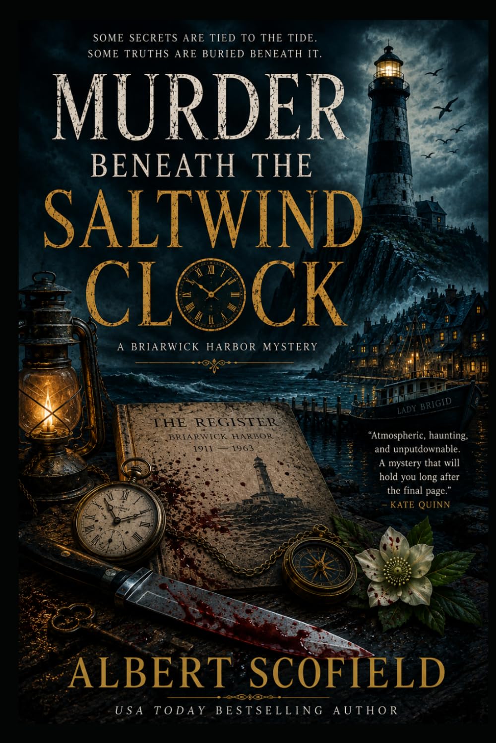 MURDER BENEATH THE SALTWIND CLOCK: A Briarwick Harbor Mystery