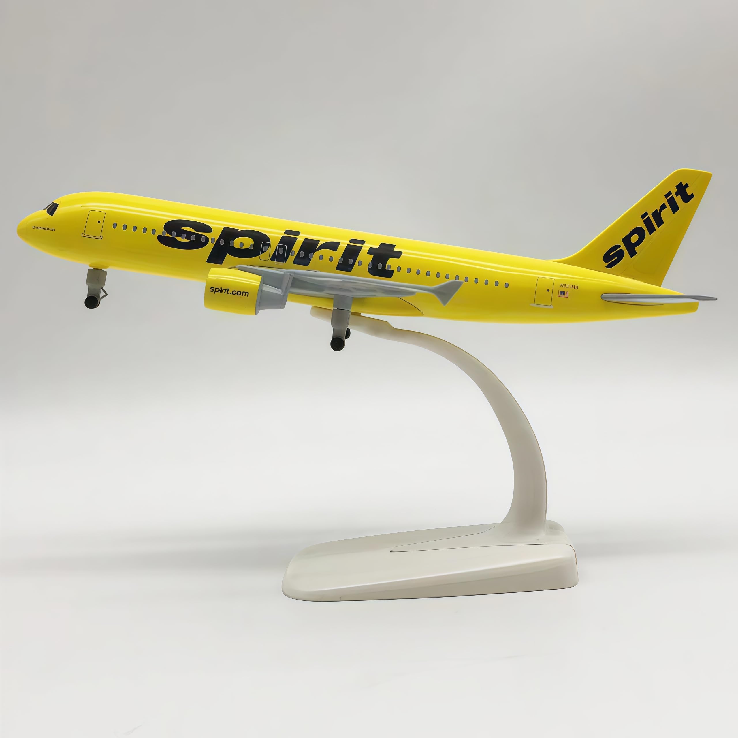 LGSRSNXHTX Spirit A320 1:300 Scale Alloy Diecast Model Airplane Collectible Desktop Display For Aviation Lover