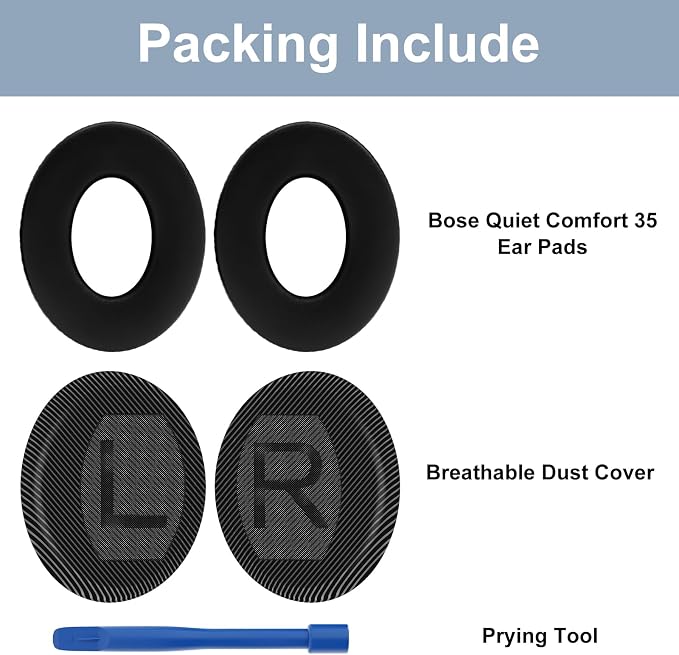 Reposacascos para Bose QC35 en negro miniatura 6