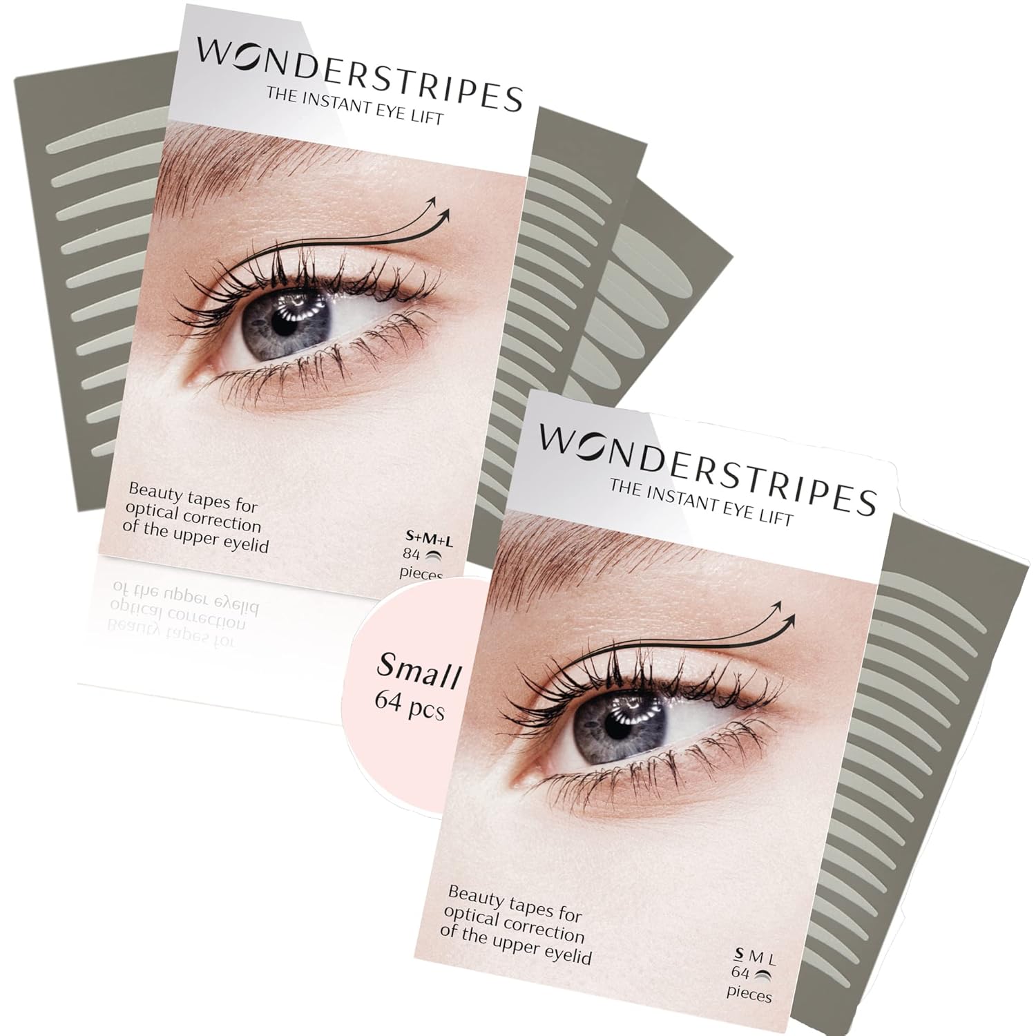 Amazon.com: Wonderstripes Eye Lid Tape, Trial Pack + Small | Eyelid ...