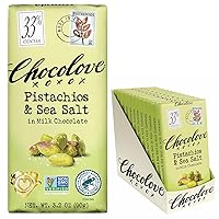 Vista 13 de Chocolove XOXO Avellanas en barra de chocolate con leche - Barra de 3.2 oz