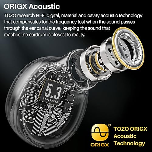 Miniatura 2 de TOZO - T10 - Auriculares inalámbricos Bluetooth 5.0 1 Caqui