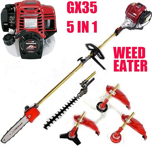 Miniatura 2 de Gx35 - Cortador de cepillo 5 en 1, cortasetos de 4 tiempos, desbrozadora de hierba