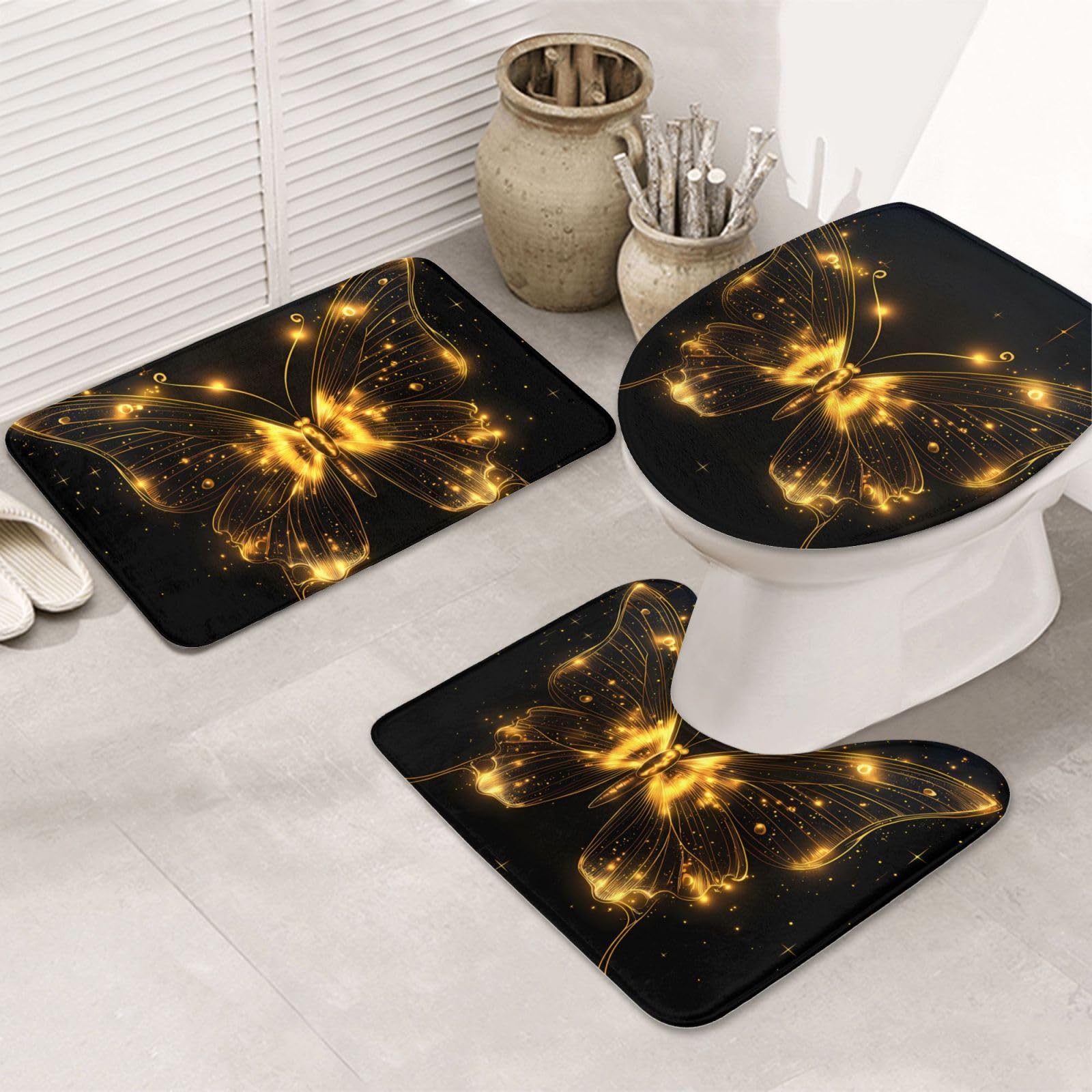 Alfombrilla de baño antideslizante lavable que evita resbalones