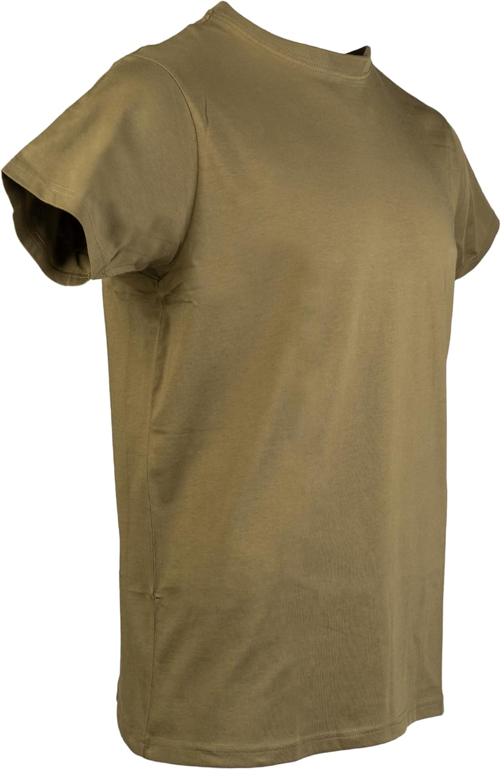 Plain US BDU Style T-Shirt in Black, Olive Green or Coyote Khaki (Medium, Oli.