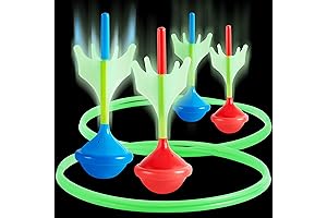 JOYIN Glow-in-the-Dark Lawn Darts for Adults and Kids