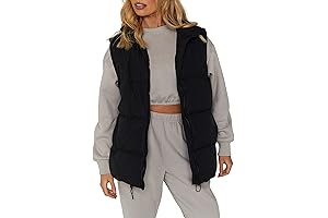 Women's Zip-up Puffer Vest: Stay Warm and Stylish