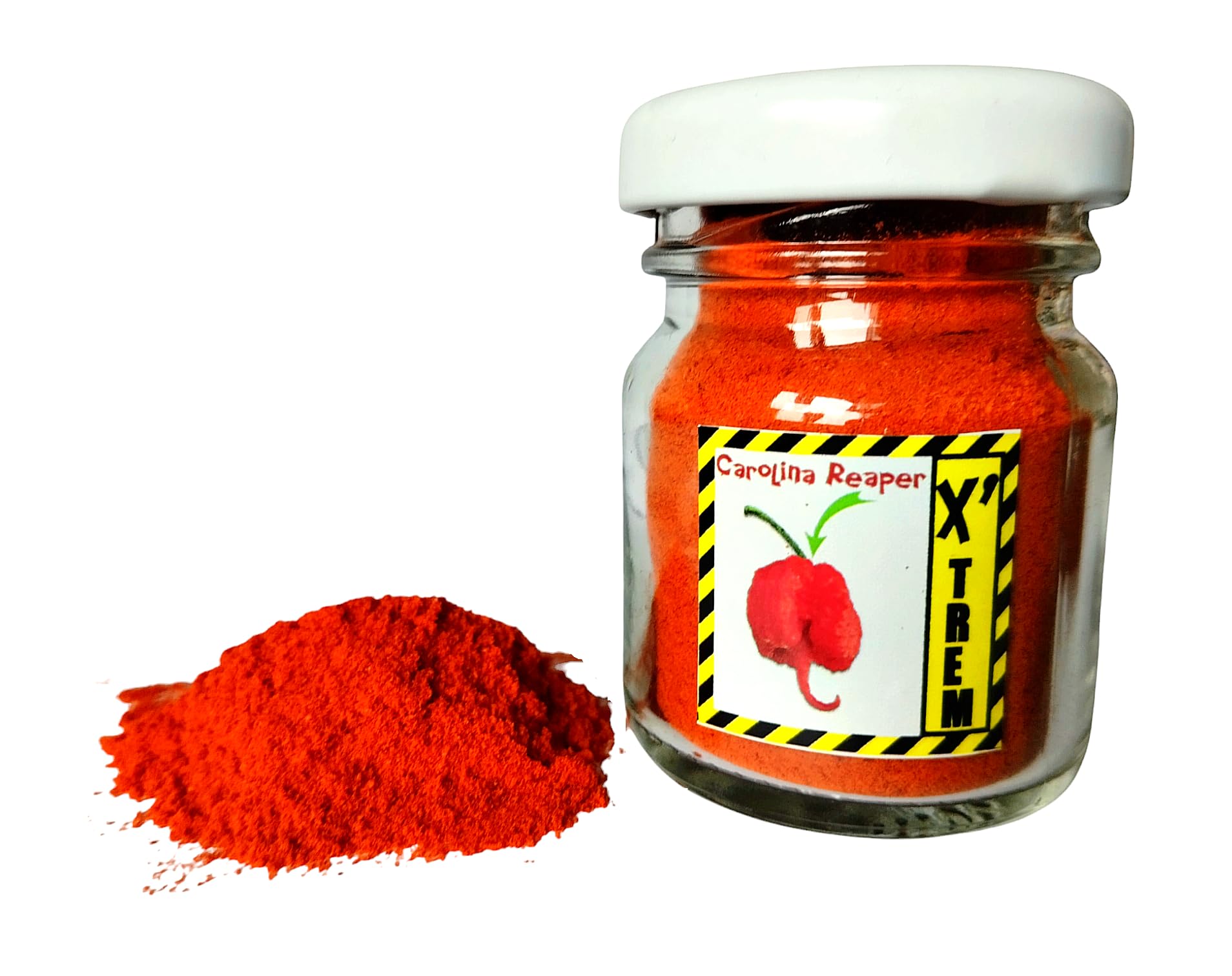 45ml x CAROLINA REAPER en POUDRE piments entiers écrasés piment le plus fort du monde