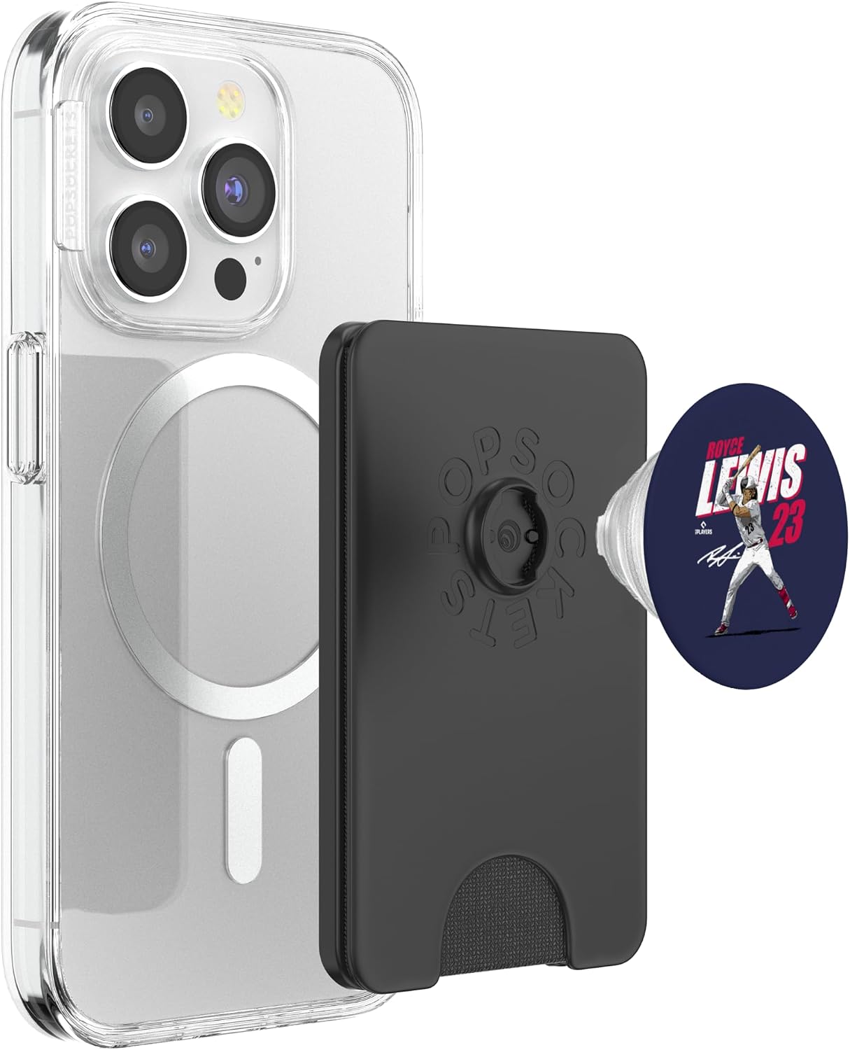 Royce Lewis | Minnesota Baseball Players | MLBRLS3001 PopSockets PopWallet for MagSafe