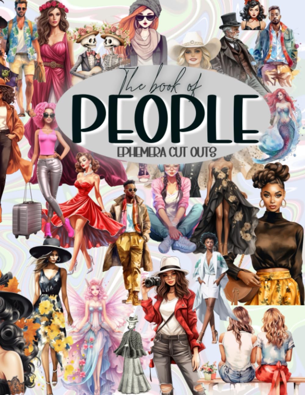 The book of People Cut-Outs: cut out collage ephemera Vintage, Modern ...