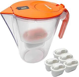 Water Filter Pitcher with 5 Filters, BPA-Free Water Pitcher, Long-Lasting Water Purifier Price In India
