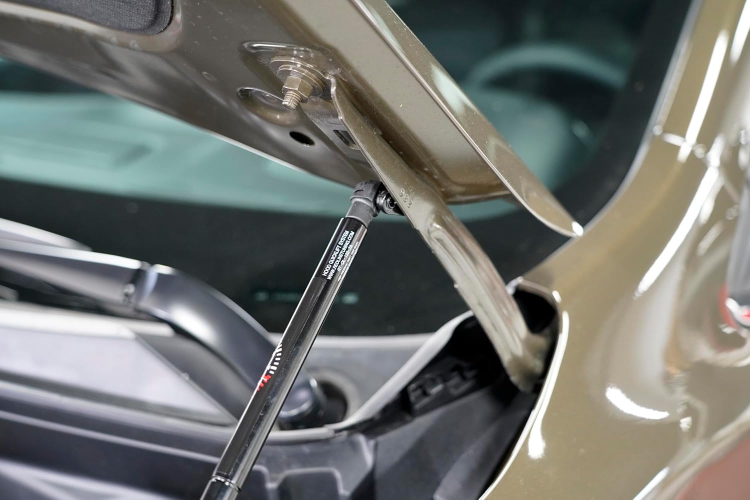 Redline Tuning 21-16013-02 Hood Quicklift Plus System Compatible with Chevrolet Equinox 2018-2024 (All Black Components)