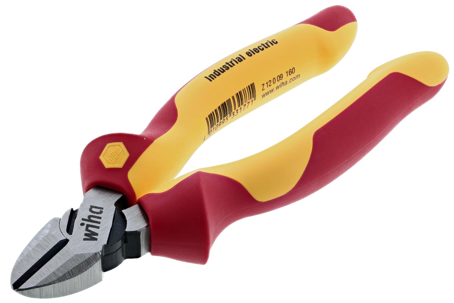 Wiha 32933 6.3-Inch Insulated Industrial Diagonal Cutter