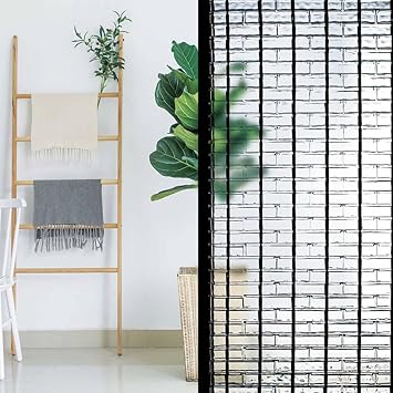 Glass Blocks Transparent Solid Glass Bricks,Solid Double-Sided Crystal Bricks,Office Decorative Partition Wall(Style5)