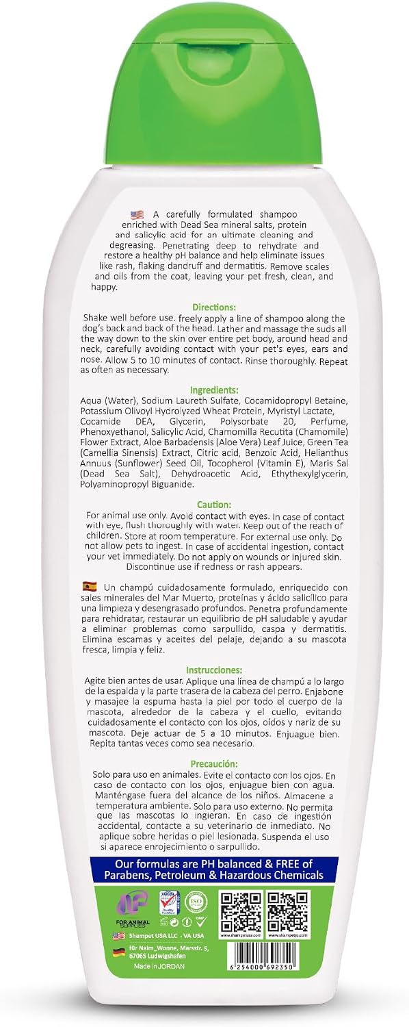 Dandruff Care Mineral Pet Shampoo (350 ML)