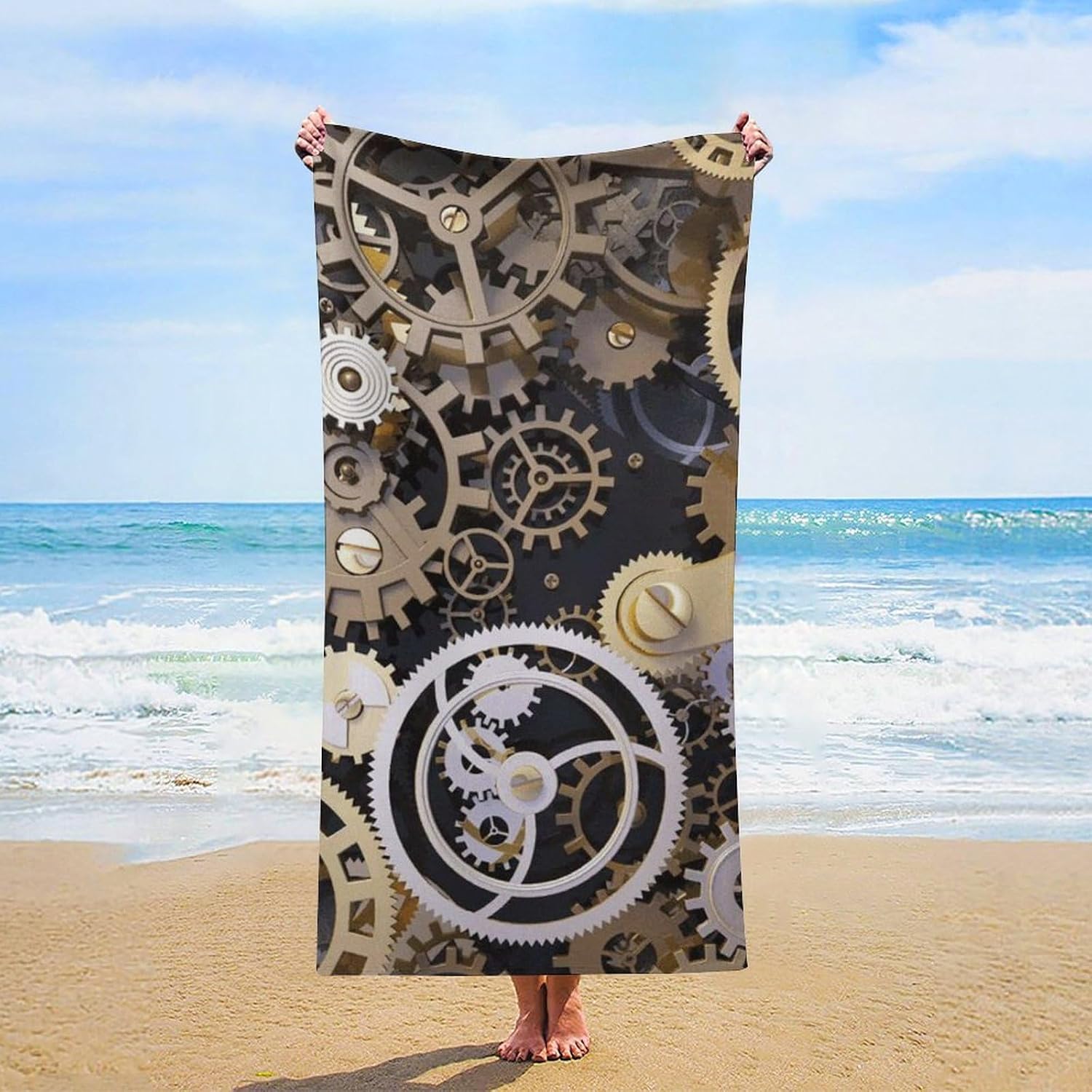 Beach Towel, Bath Towel, Swim Towel, Pool Towels, 30.3"x61.4" image 3