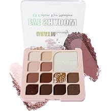 URATM 13 Color Eyeshadow Palette - Neutral Pink & Rose Gold Shimmer and Matte Makeup Palette, Long Lasting, Highly Pigmented, Vegan Eyeshadow for Day to Night Looks U128B