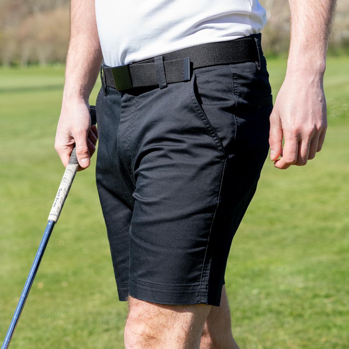 Calvin Klein Lekkie rozciągliwe spodenki golfowe męskie 2026 Campus Chino