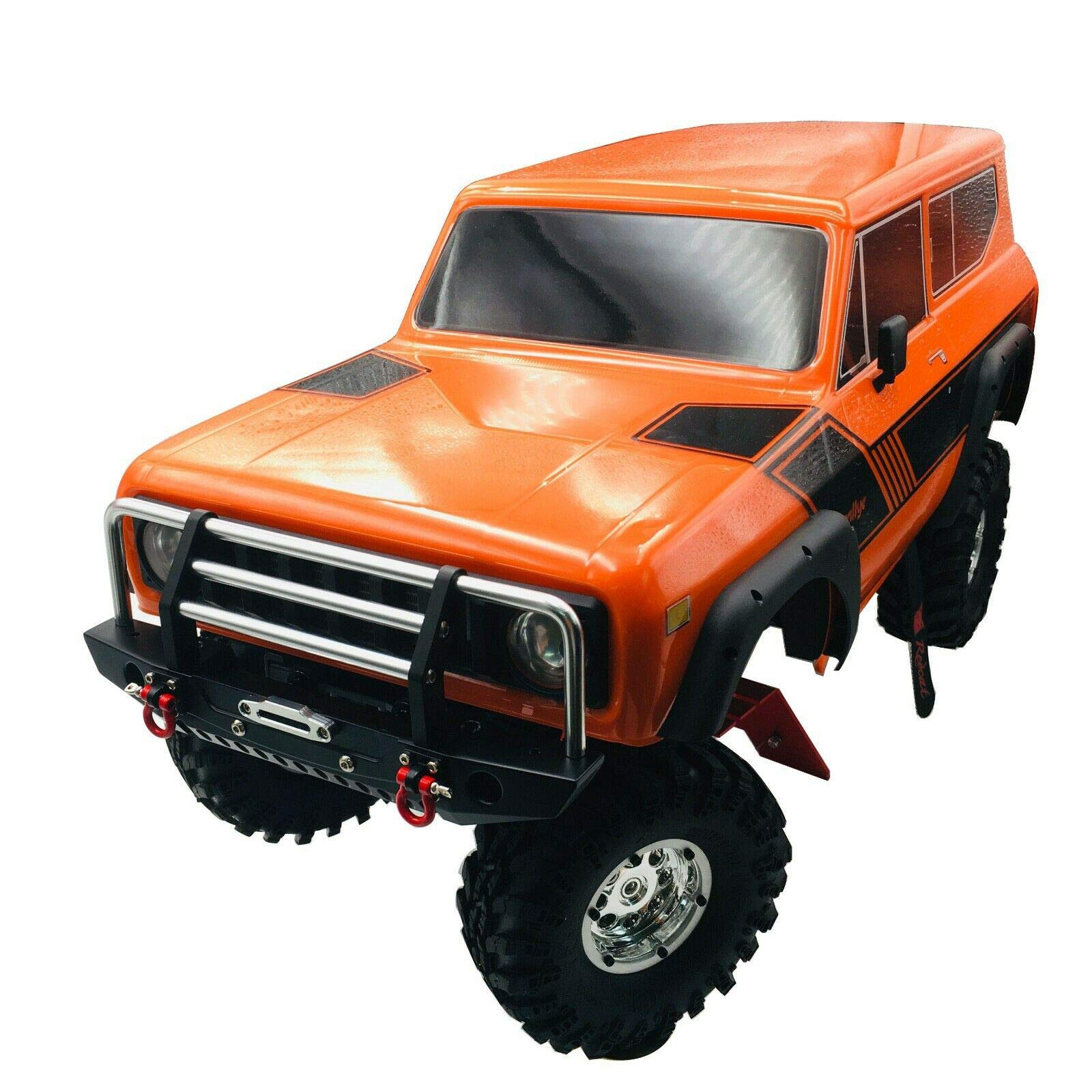 INJORA Paraurti anteriore in metallo con luci a LED per 1/10 RC Crawler INJORA Paraurti anteriore in metallo con luci a LED per 1/10 RC Crawler