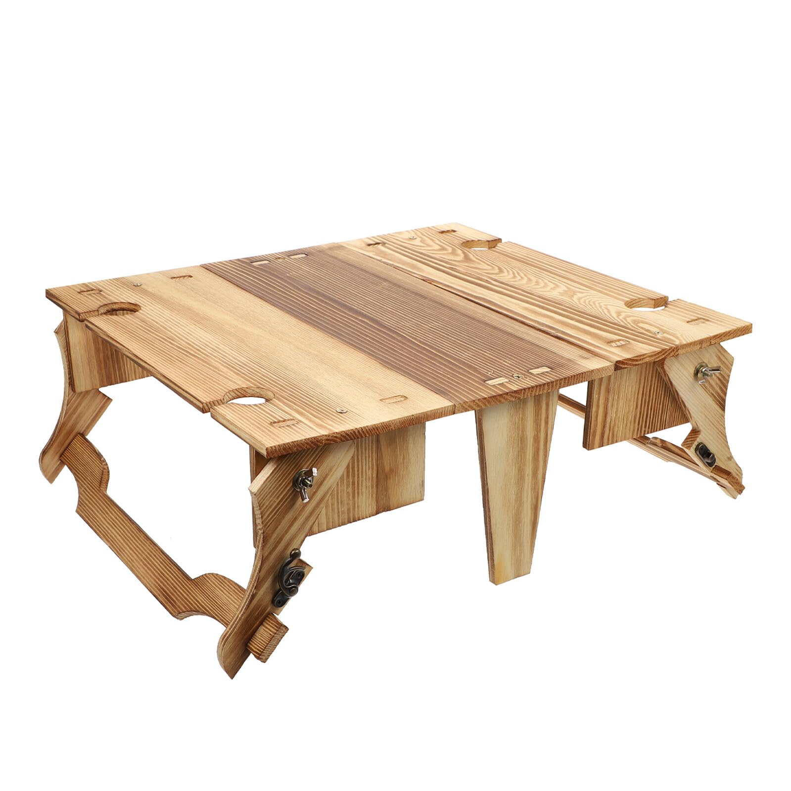 Table de camping pliable en bois pour éviter le désordre des pique-niques