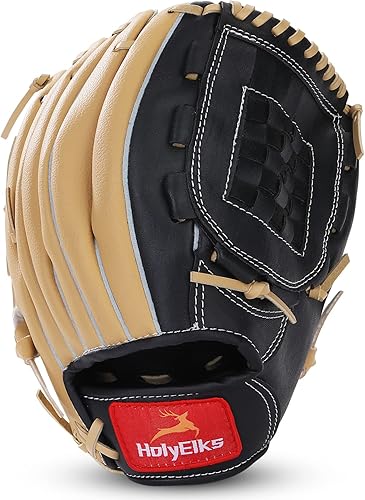 Miniatura 7 de Guante de béisbol, guante de béisbol y sóftbol, diseño ergonómico, guante de béisbol cómodo y duradero para niños, jóvenes y principiantes