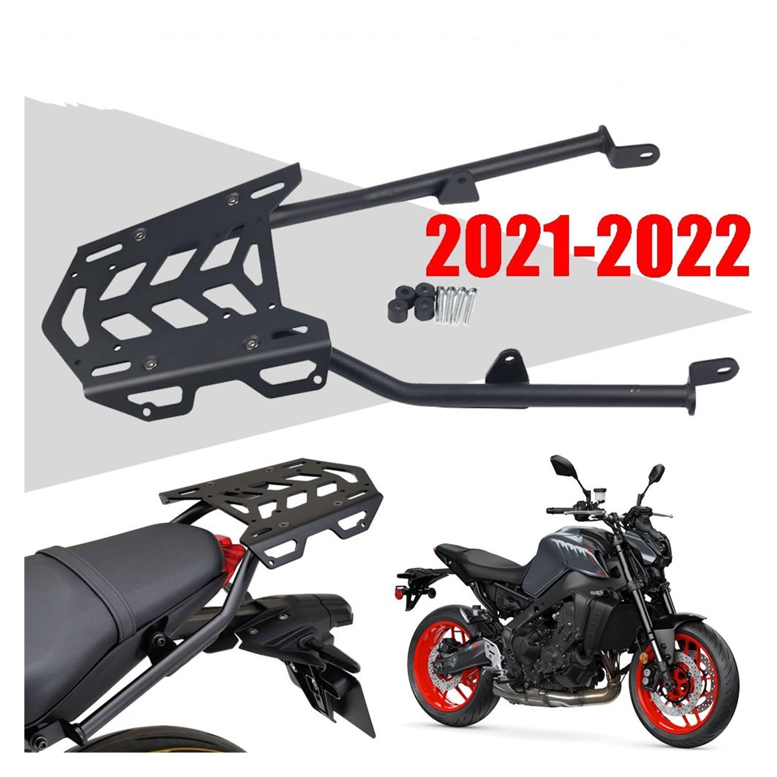 MT09 リアキャリア 荷台 ラック MT09 SP 2021+用 Amazon.co.jp: リアキャリア ために ヤマハ用 ために MT09 ために MT