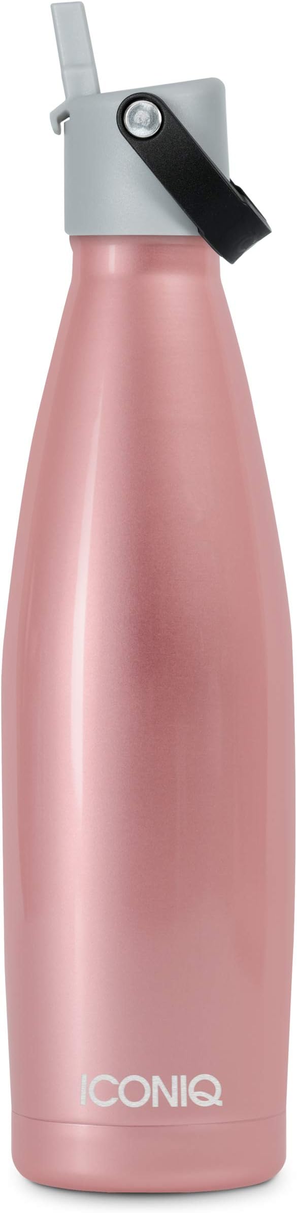 ICONIQ Stainless Steel Insulated Sport Bottle with Pop Up Straw Cap | 17 Ounce