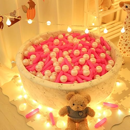 Miniatura 8 de STARBOLO Pelotas para hogueras  120 bolas de juguete de plástico a prueba de aplastamiento para niños, tienda de campaña de juegos, juguetes de agua