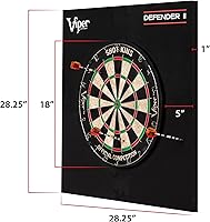 Vista 3 de Viper Defender II - Juego de tablero de dardos con punta de acero y sisal/cerdas
