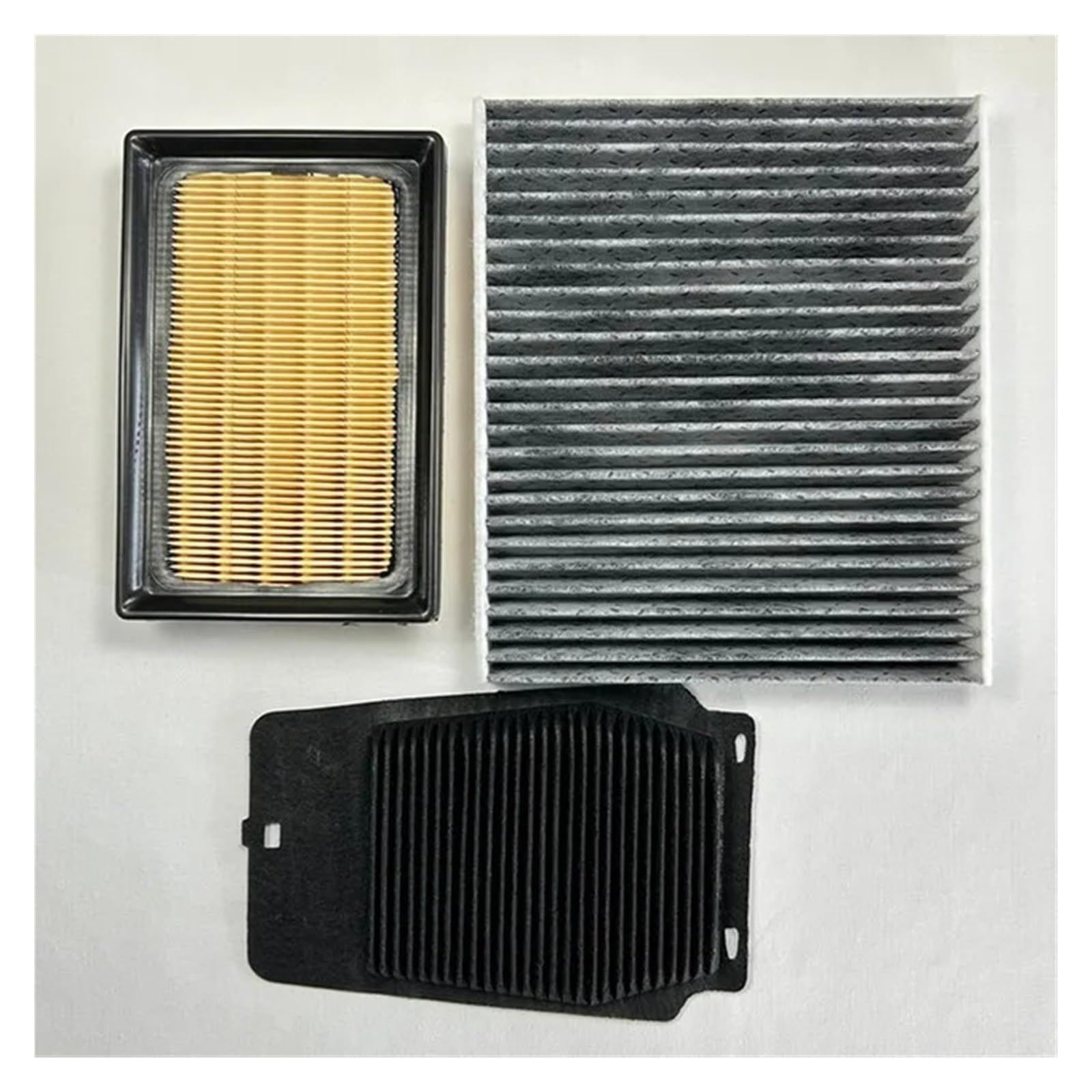 Qgbklznzhp 3 Filters 1 Set Car Parts For Toyota For Corolla For Hybrid C-Hr 1.8 For Prius 1.8 For Phv 17801-0M030 G92dh-47070 Air Cabin And Battery Filter Air Filter Element(3 Filters 1 Set)
