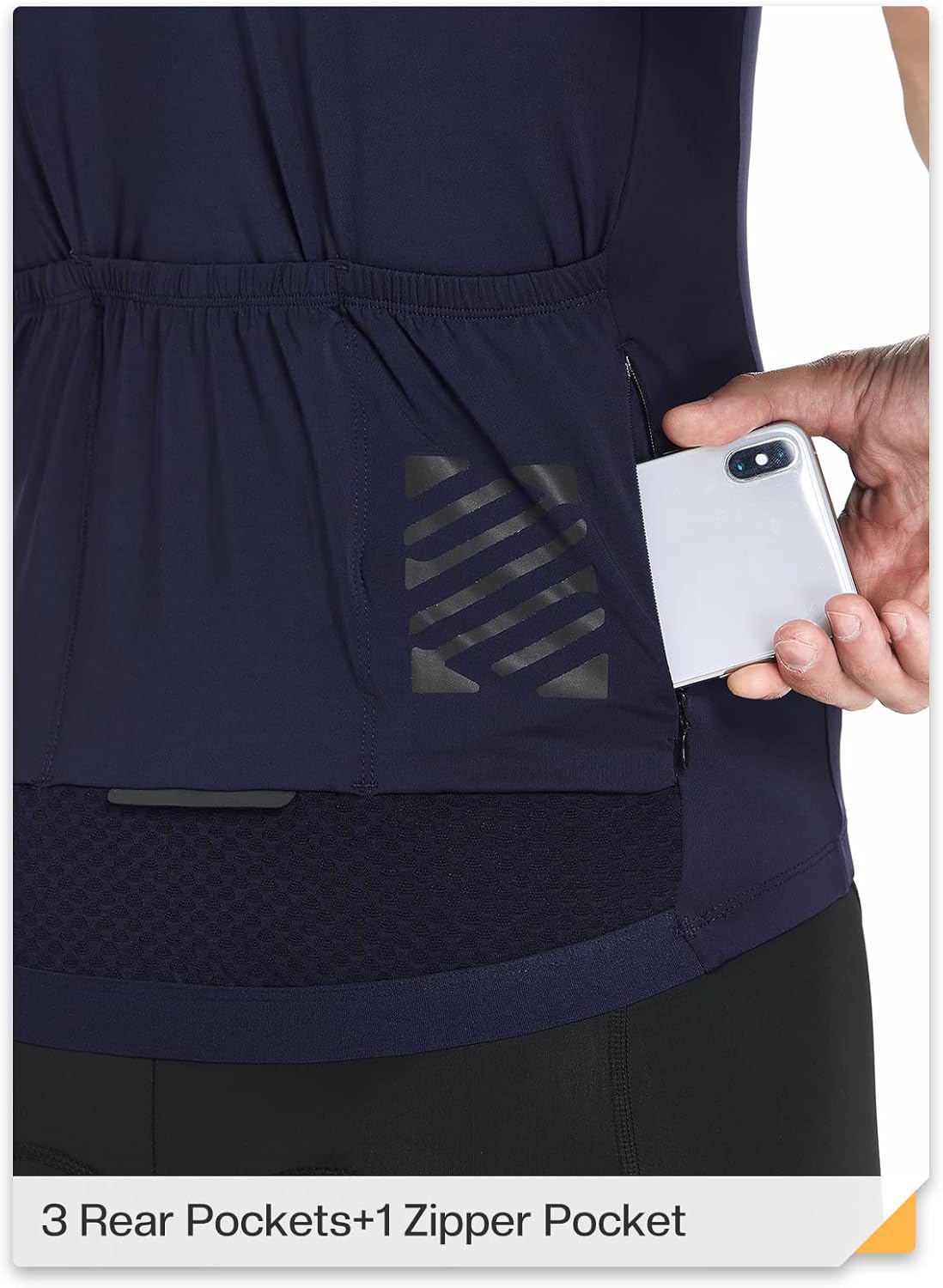 ARSUXEO Pro Cycling Jersey Men Short Sleeves Ultra-Light Road Bike Jersey Cycling Biking Bicycle Shirt - Image 7