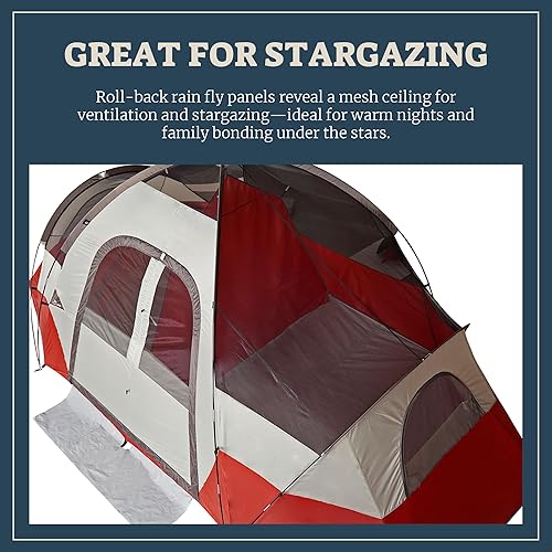 Miniatura 2 de Wenzel Bristlecone - Tienda de campaña modificada para 8 personas para camping, viajes, festivales y más