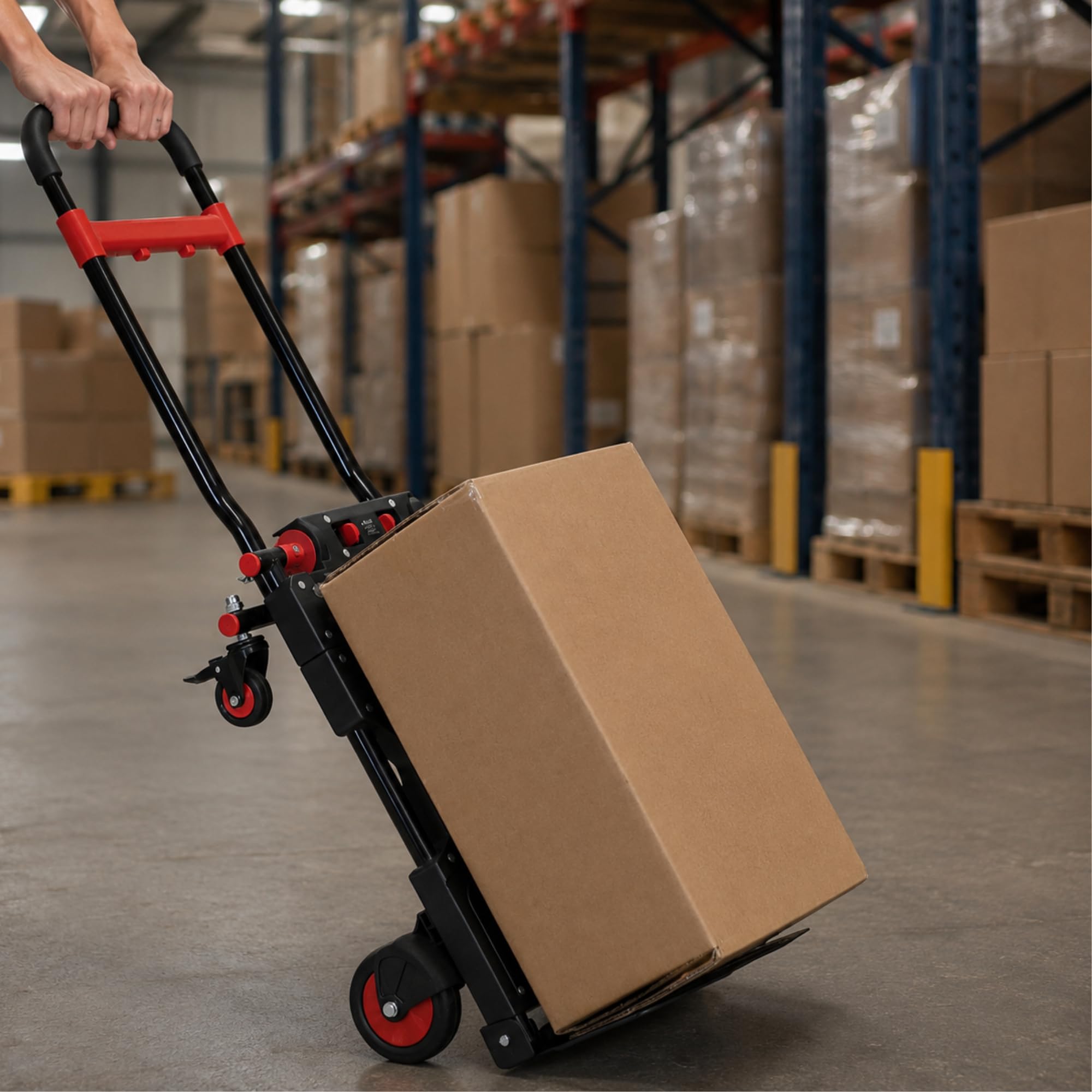 PROREGAL 2-in-1 Sackkarre & Plattformwagen klappbar Kodiak 150 kg Tragkraft