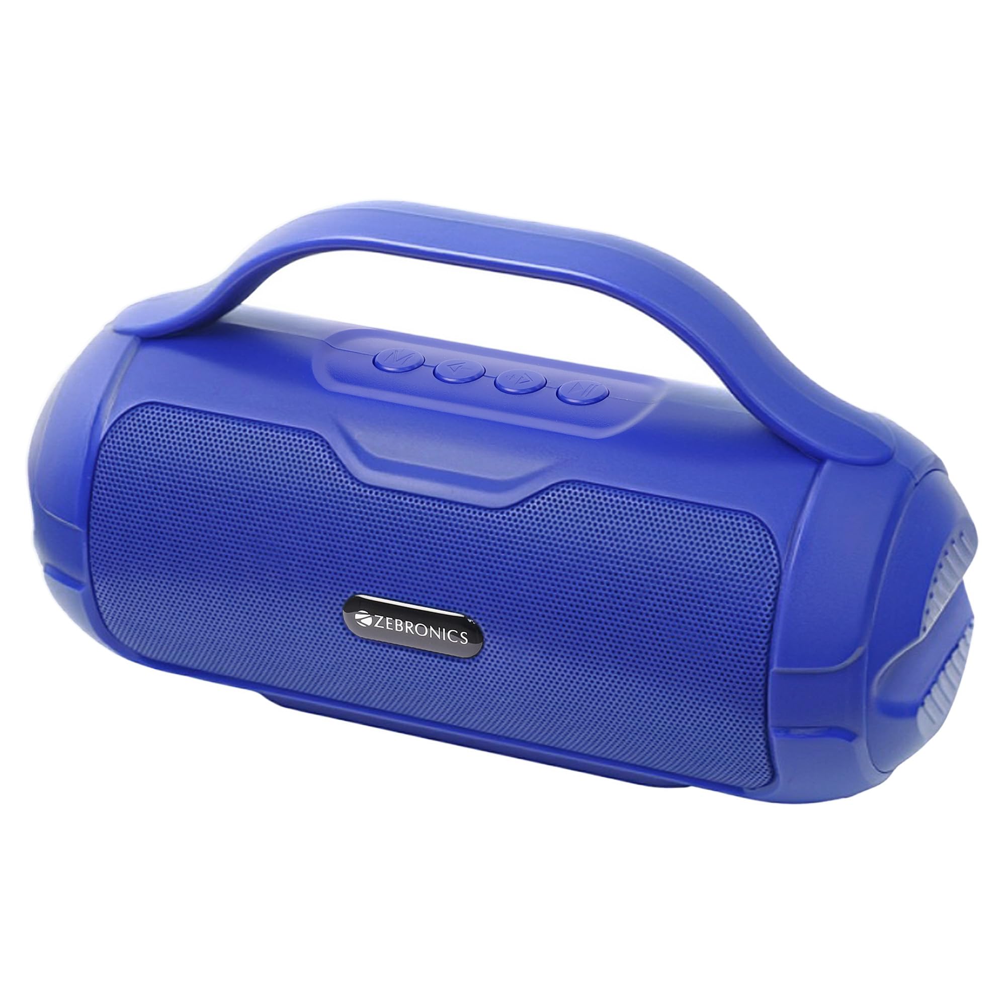 ZEBRONICS Sound Feast 40 Portable Bluetooth Speaker, 8 Watts, Dual 5.2cm Drivers, Passive Radiator, Upto 16 Hours Playback, BTv5.3 | USB | mSD |TWS, Call Function, Deep Bass (Blue)-image-19