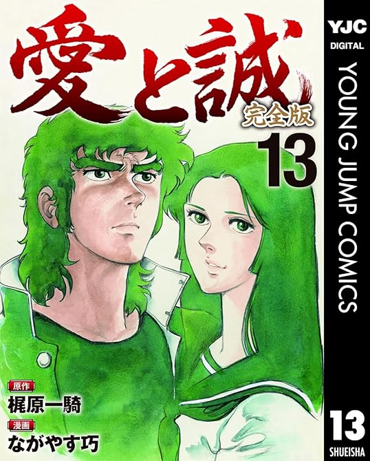 愛と誠 完全版 13の表紙イラスト