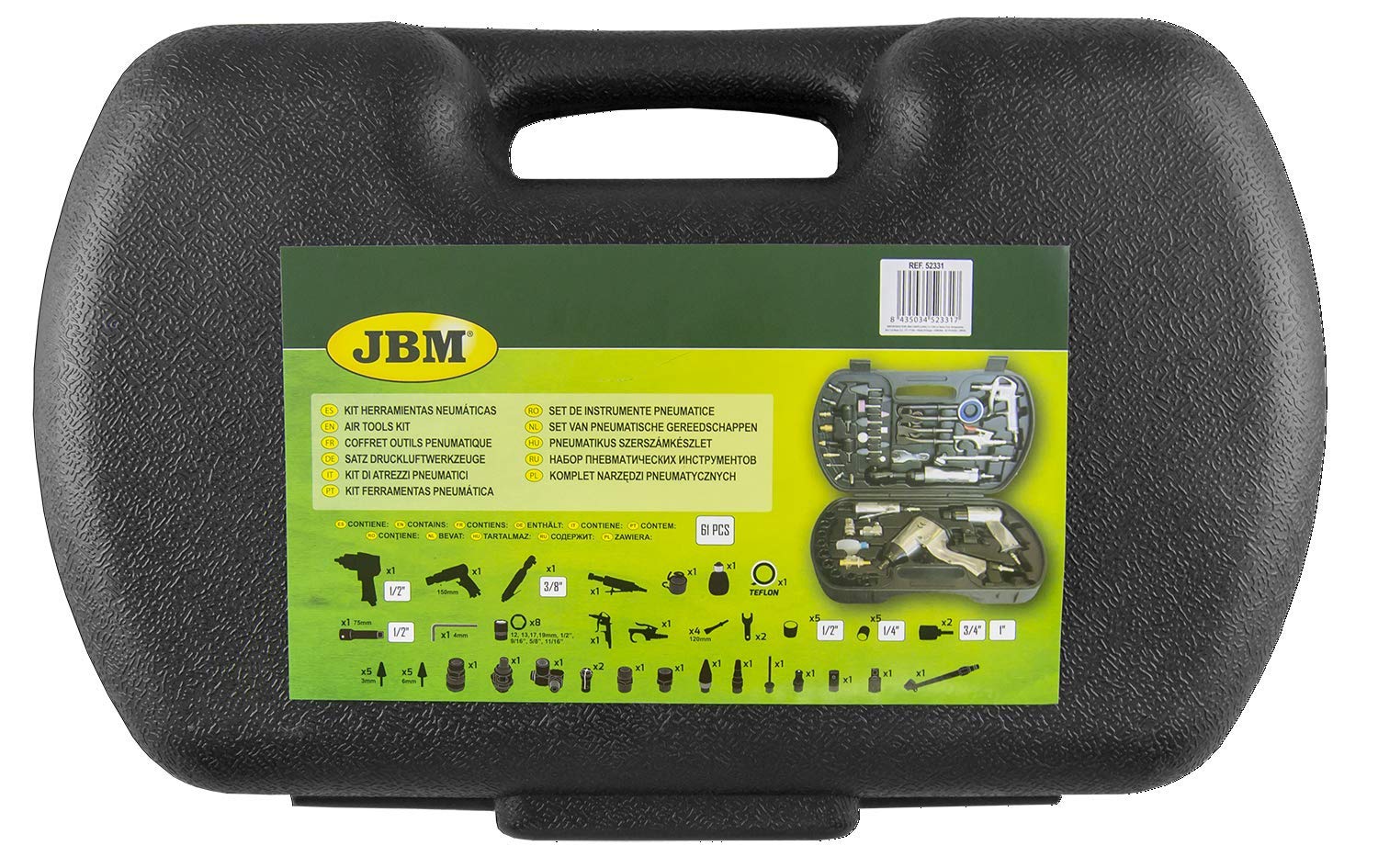 JBM Kit Herramientas NEUMÁTICAS