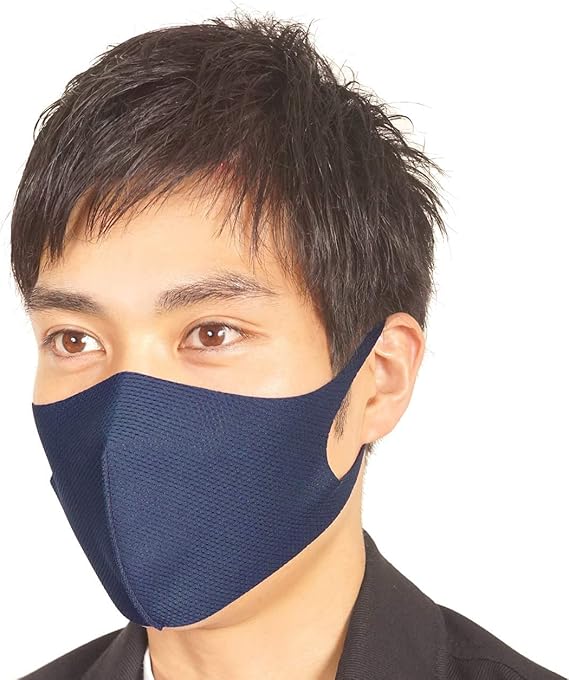 Amazon マスク 夏用 涼しい 夏 洗える ウレタンマスク 両面メッシュ メンズ レディース おしゃれ ブランド 7jewelry ネイビー Lサイズ Blackdia By 7jewelry ドラッグストア