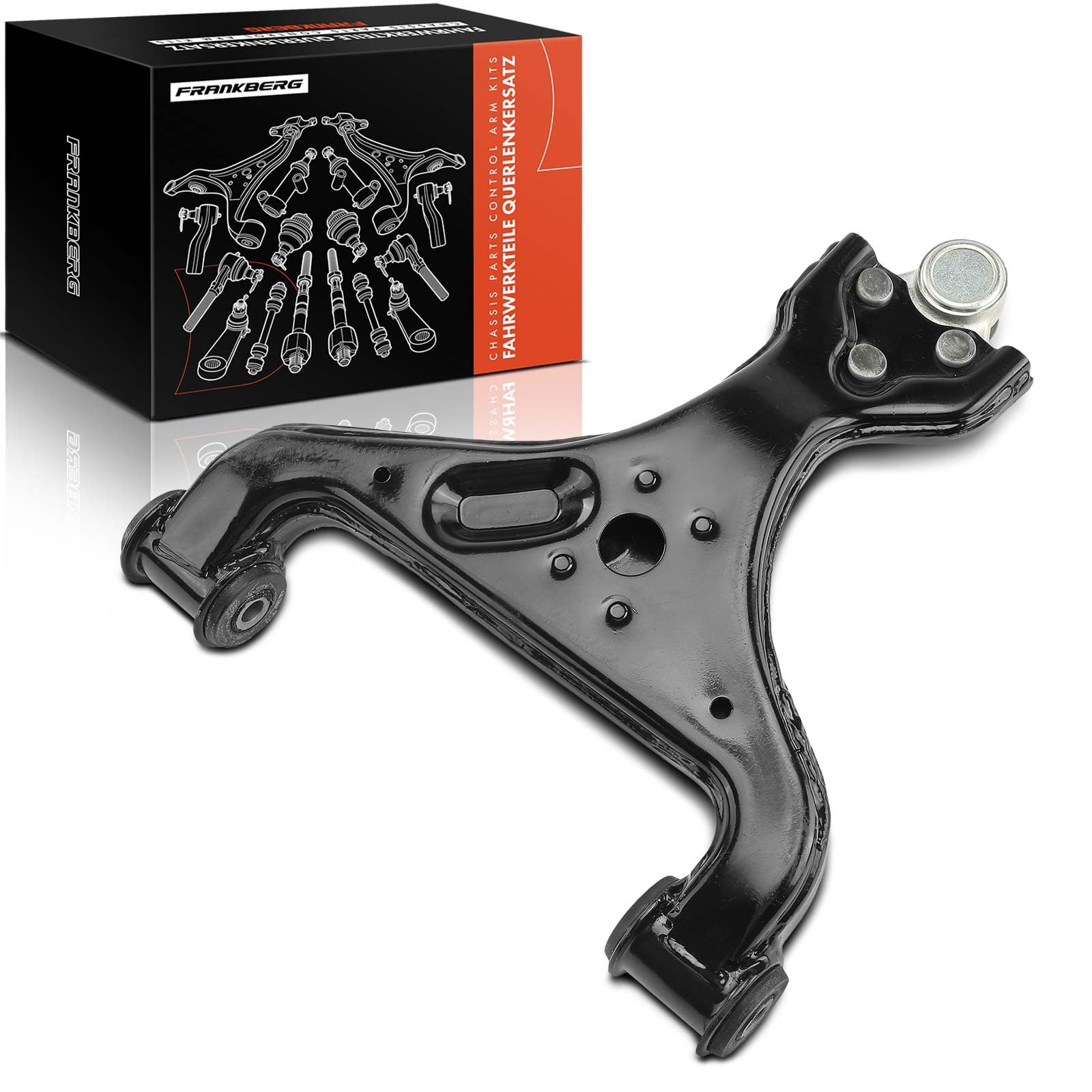 Frankberg Brazo de control inferior izquierdo de la suspensión delantera | Al frente, izquierda, abajo, 6393300410; Compatible con: Autobús Vito W639, Viano W639, Vito/Mixto Van W639