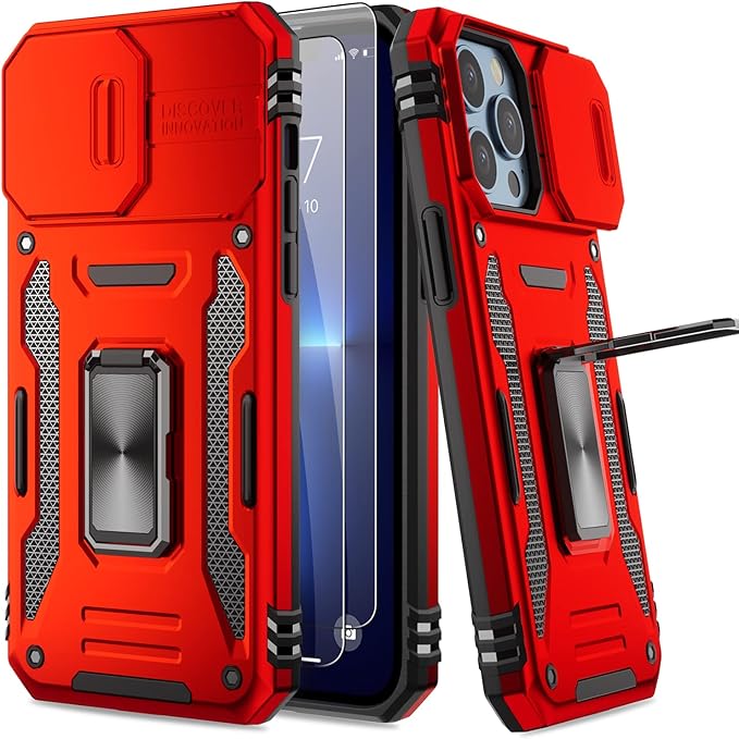 AUPAI iPhone 13 Pro Max Case with Camera Cover,iPhone 13