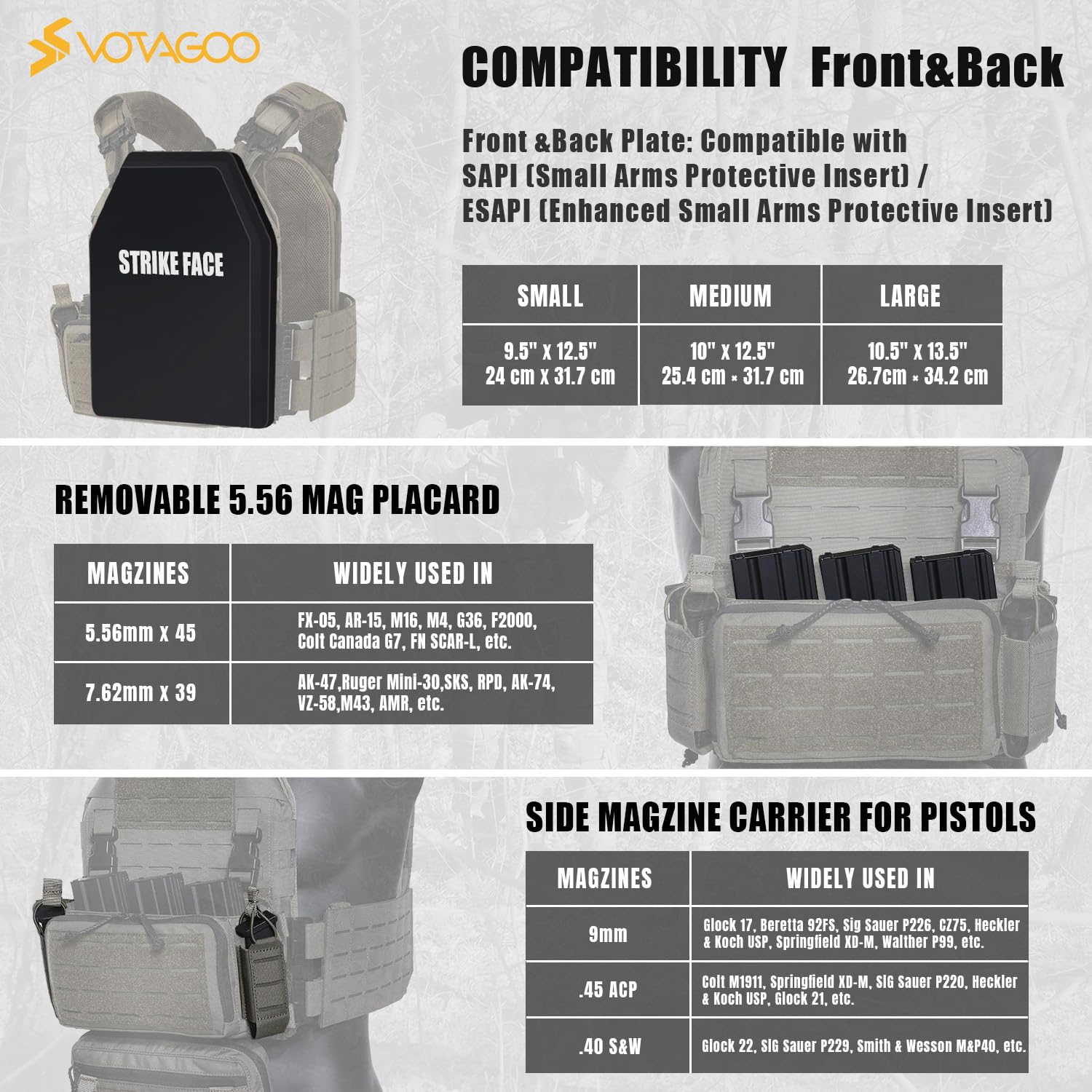 Schnellverschluss 500D Trainingsweste für Herren mit Drop Tasche, Verstellbare Trainingsweste für Den Außenbereich
